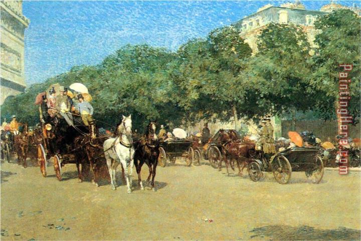 childe hassam The Day of The Grand Prize 1